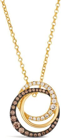 Le Vian Ladies Circle Necklaces set in 14K Honey Gold WJUF 28