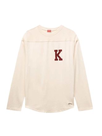 Kenzo Kenzo Varsity katoenen T-shirt met lange mouwen