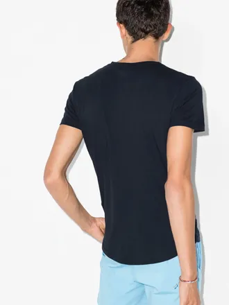 Orlebar Brown Crew Neck Cotton T-Shirt - Navy