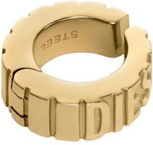 Diesel Gold-Tone Stainless Steel Cuff Earring - Ear Cuffs - Unisex - Gold