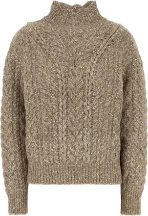 Isabel Marant Turtlenecks, female, Beige, Size: XS Bolinea Sweater