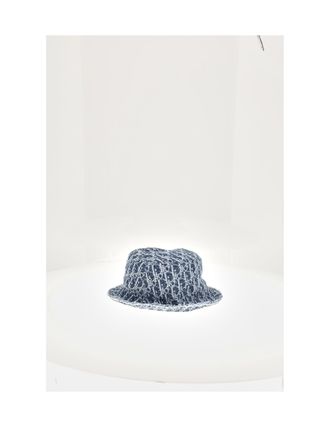 Dior Mens Fisherman Hat Oblique Blue