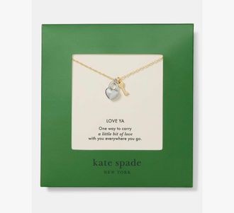 Kate Spade New York Love Ya Carded Pendant