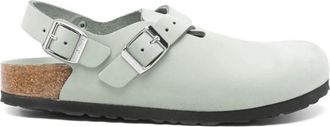 Birkenstock Tokio Narrow Fit - Dames - Klompen - Groen - 36 EU - Leer - Schoenen