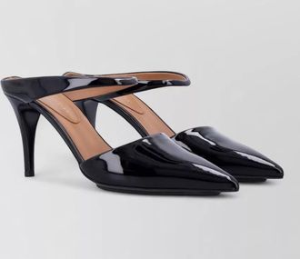 Stella McCartney patent strappy mules