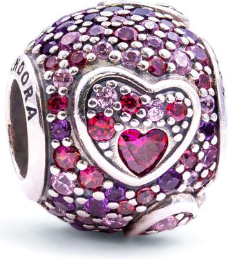 Pandora Asymmetric Hearts of Love Charm