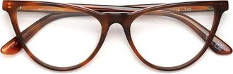 Retro Superfuture Numero 135 Cat-Eye Havana Acetate Optical Frame