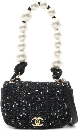 Chanel Borsa mini in tweed 2019 - Blu