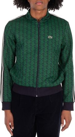 Lacoste Long Sleeves Cotton Zip Up Sweater, Brand Size 3 (Small)
