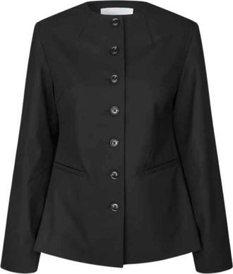 Sams&oslash;e & Sams&oslash;e Sarhino Blazer - - Jackets - Donna - Nero - L