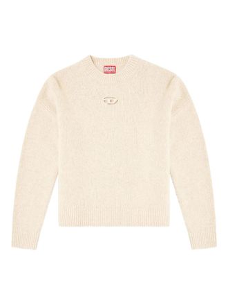 Diesel M-Areeta sweater - women - Wool/Polyimide/Alpaca - L - Neutrals