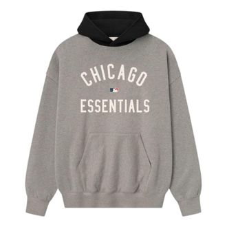 Fear of God White Sox Sport Hoodie Concrete Heather Black 192ML252014F