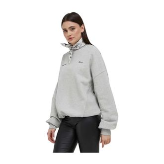 &raquo;Preach&laquo; Sweatshirt met ronde hals - Dames - Sweatshirts & Hoodies - Grijs - Maat: XL Katoen