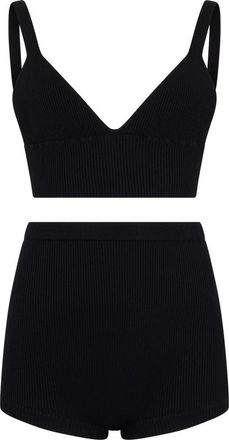 Red Valentino Ondergoed Set - Dames - Ondergoed - Zwart - XS - Tweed - Ondergoed