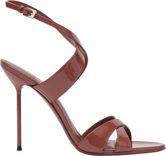PARIS TEXAS Lidia Sandal 105 - Dames - Sandalen met hakken - Bruin - 37 1/2 EU - Leer - Schoenen