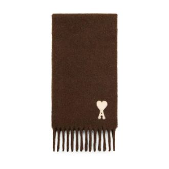 Ami Bufanda Quota de lana de alpaca - Accessories - unisex - Marr&oacute;n - ONE SIZE