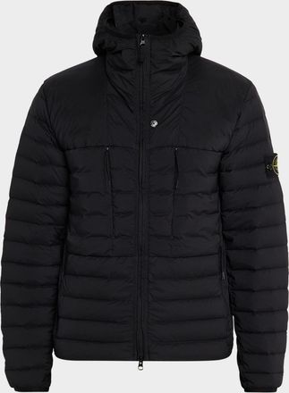Stone Island Mens Nylon Seamless Tunnel Down Jacket