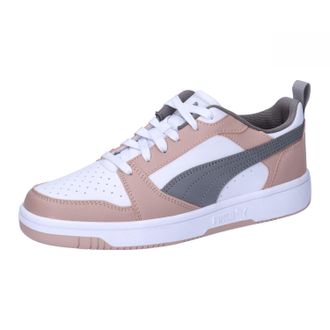 Puma Puma Unisex Adults Rebound V6 Low Sneakers, Rose Quartz-Puma White-Stormy Slate, 5 UK
