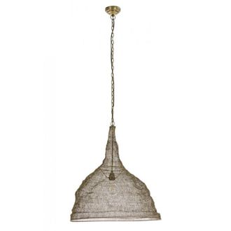 BIZZOTTO Lampadario Metallo Marrone Industriale da Interno - DARIO