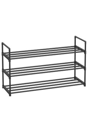 Boxxx Schuhregal, Schwarz, Metall, Kunststoff, 92x54x30 cm, erweiterbar, stehend, Garderobe, Schuhaufbewahrung, Schuhregale