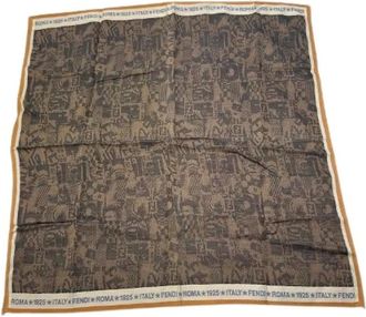 Fendi Pre-owned Vintage Scarf - - Pre-owned - Donna - Marrone - ONE SIZE