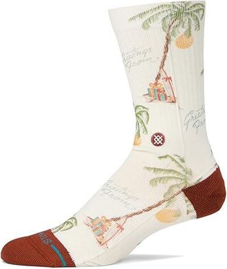 Stance Greetings From Knee High Socks Shoes Canvas : MD (US Mens Shoe 6-8.5 - Womens Shoe 8-10.5), Cotton/Nylon/Polyester