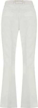 Pantaloni Torino Womens Trousers Stretch Cotton White Skinny