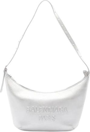 Balenciaga Pre-owned Vintage Schoudertas - Dames - Vintage Schoudertas - Grijs - ONE Size - Leer - Vintage