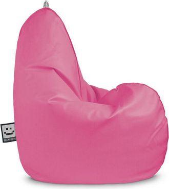 Happers Happers - Puff Pera Relax Polipiel para Exterior o Interior Rosa xl Rosa