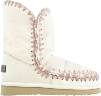 Mou Eskimo Overstitching 04 - Dames - Winterlaarzen - Wit - 37 EU - Schoenen