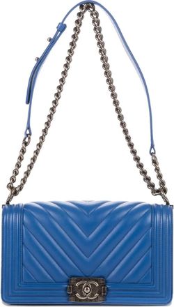 Chanel Borsa a spalla Boy Chanel - Blu