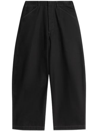 Christophe Lemaire Wide-leg Maxi Trousers with High Waist