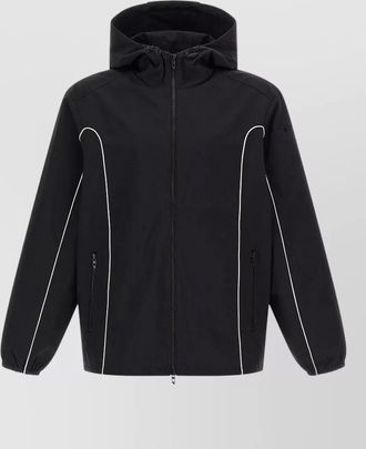Diesel technical hooded raincoat