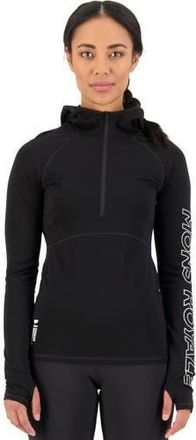 Mons Royale Bella Tech Hooded Top - Womens in Black at Nordstrom, Size X-Small
