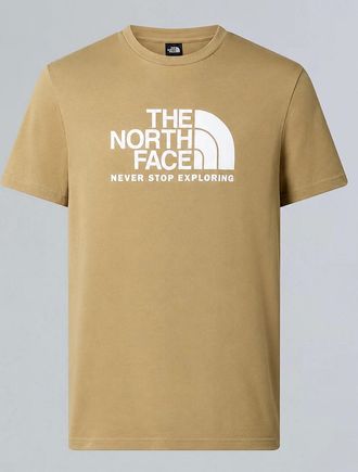 The North Face Mens The North Face Mens M New Peak SS T-shirt in Khaki Stone - Tan - Size: 44