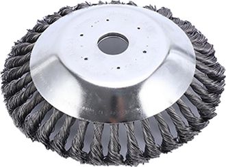 OEM Brosse &Agrave; D&eacute;sherbage - Disque Rotatif En Acier Inoxydable - Diam&egrave;tre 200 Mm - Al&eacute;sage 25 Mm - Pour D&eacute;broussailleuse Mandrin 20 Mm - 2 Pi&egrave;ces