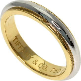 Tiffany & Co. Yellow Gold (18K) Platinum 950 Band Ring (Pre-Owned)