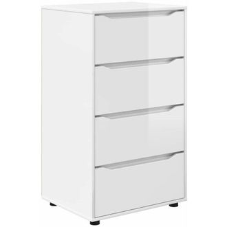 vidaXL Armarios De Almacenamiento 2 Pcs Brillante 60 X 48 X 105 Cm Vidaxl