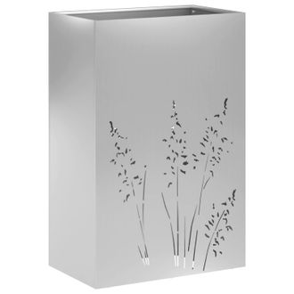 vidaXL Macetero De Jard&iacute;n Plateado 50 X 30 X 75 Cm Acero Galvanizado Vidaxl