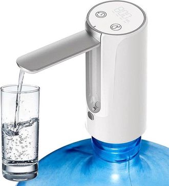 No Brand Bomba Para Botellas De Agua, 3 Niveles, Dispensador De Agua El&eacute;ctrico Cuantitativo, Bomba Autom&aacute;tica De Agua Potable, Dispensador De Agua Port&aacute;til, Pl