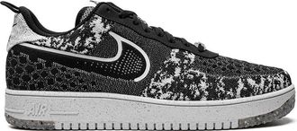 Nike Air Force 1 Crater Flyknit Black/White sneakers - unisex - Recycled Plastic/Rubber/Fabric/Fabric - 10.5