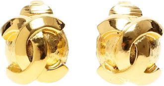 Chanel Orecchini a clip CC 1971-1980 - Oro
