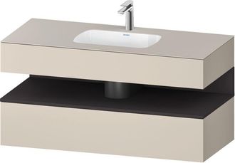Duravit Qatego Lavabo Encastrado Con Base De Lavabo Consola, - Duravit