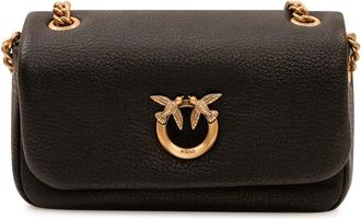 Pinko Click Soft Horiz Chain - female - PINKO - Shoulder Bags - Black - ONE SIZE - Bags