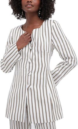 D'Estr&euml;e Paris Destree Claude Linen Stripes Blouse