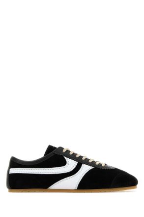 Dries Van Noten Black Suede Sneakers