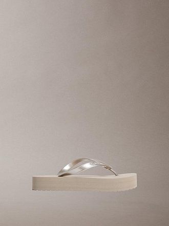 Calvin Klein Chanclas De Plataforma Con Efecto Perlado
