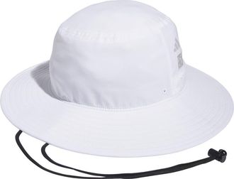 adidas Golf Wide Brim Golf Bucket Hat in White at Nordstrom Rack, Size Small/medium