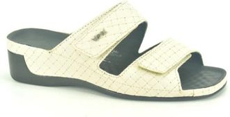 Vital Beige Gevlochten Muil Sandaal - Dames - Sandalen - Beige - 41 EU - Schoenen