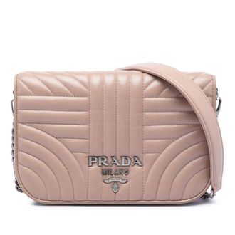 Prada Pre-owned Prada Mini Soft Calf Impunture Diagramme Crossbody Ladies EP4IPZZ2PGFKYEZL